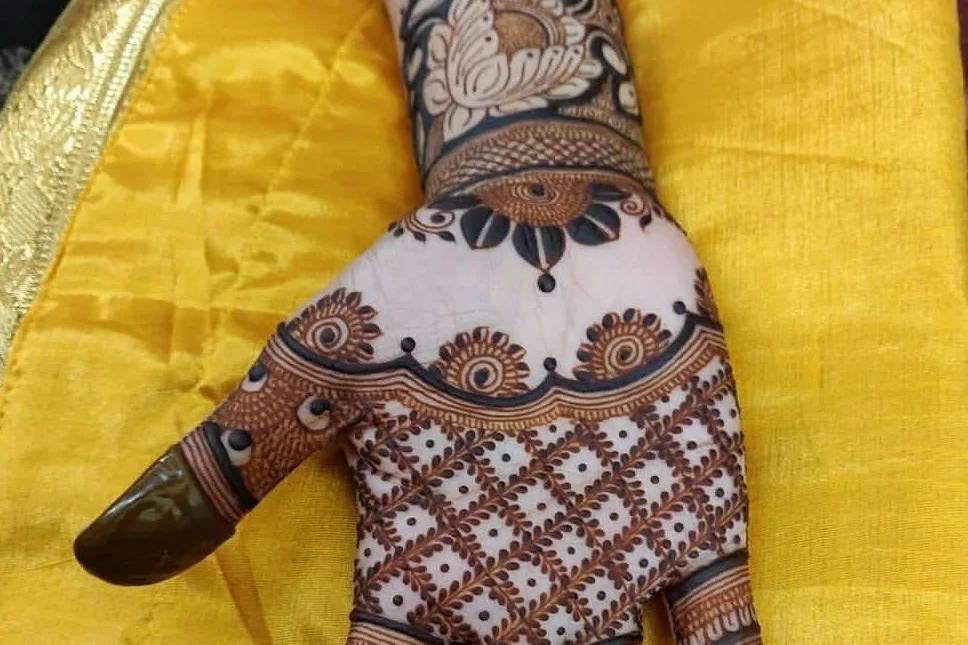 3D Henna Design Mehndi Design for bridal front hand l New stylish 2022  bridal dulhan mehandi… | Arabic mehndi design images, Mehndi design images,  How to make henna