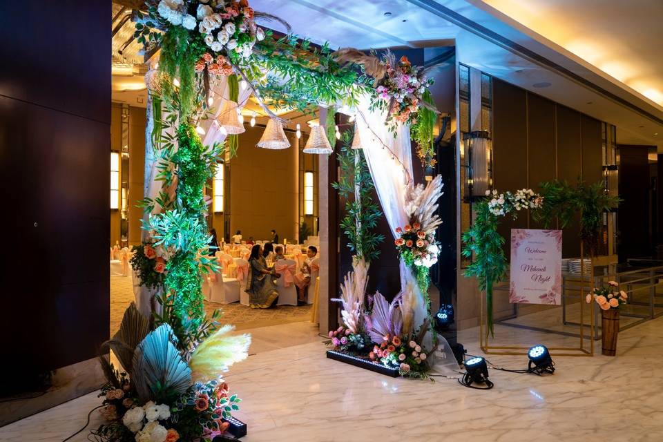 Mehendi entrance