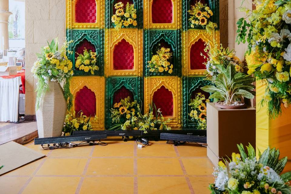 Haldi decor