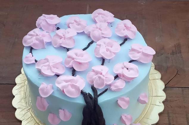 Cherry blossom Cake