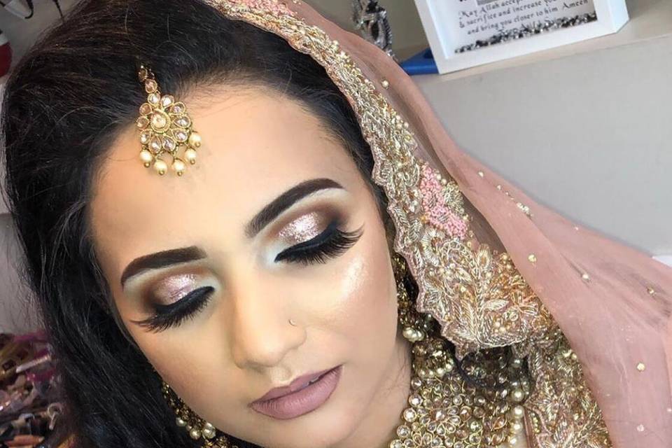 Bride reception look