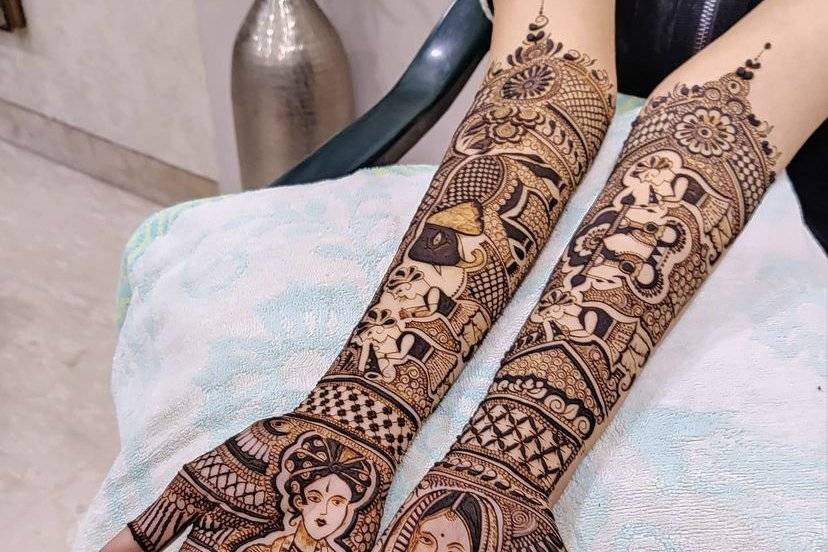 Anmol mehandi artist