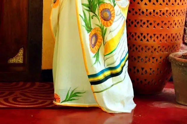 PICHWAI TUSSAR SAREE – VIVARANG