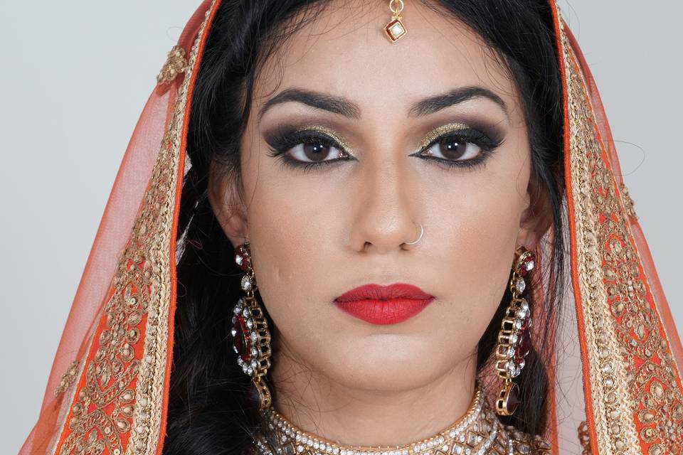 Bridal makeup