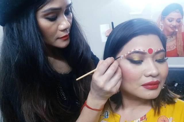 Bridal makeup