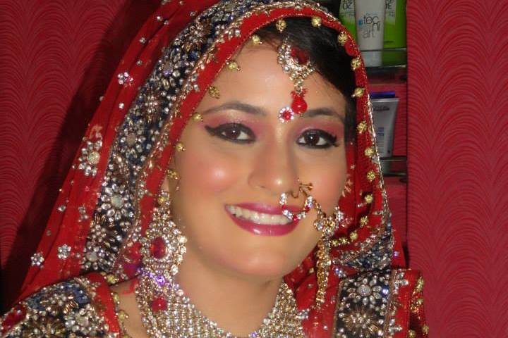 Bridal makeup