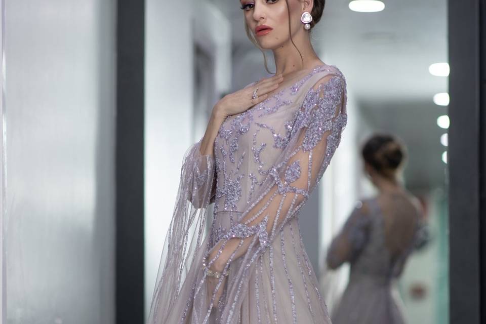 Designer Lilac Gown