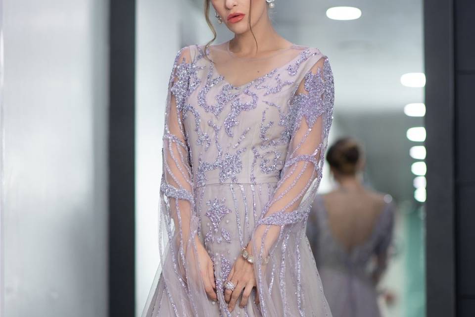 Designer Lilac Gown