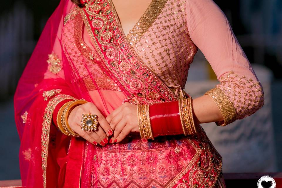 Indian wedding makeup look of