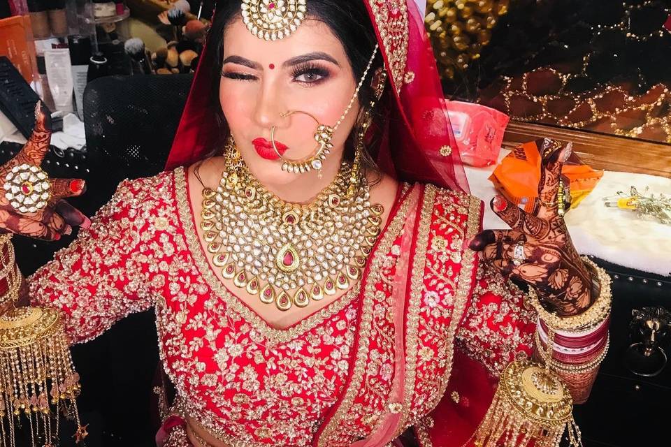 Bridal makeup