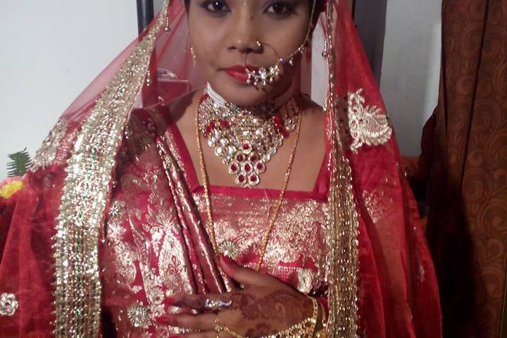 Bridal makeup