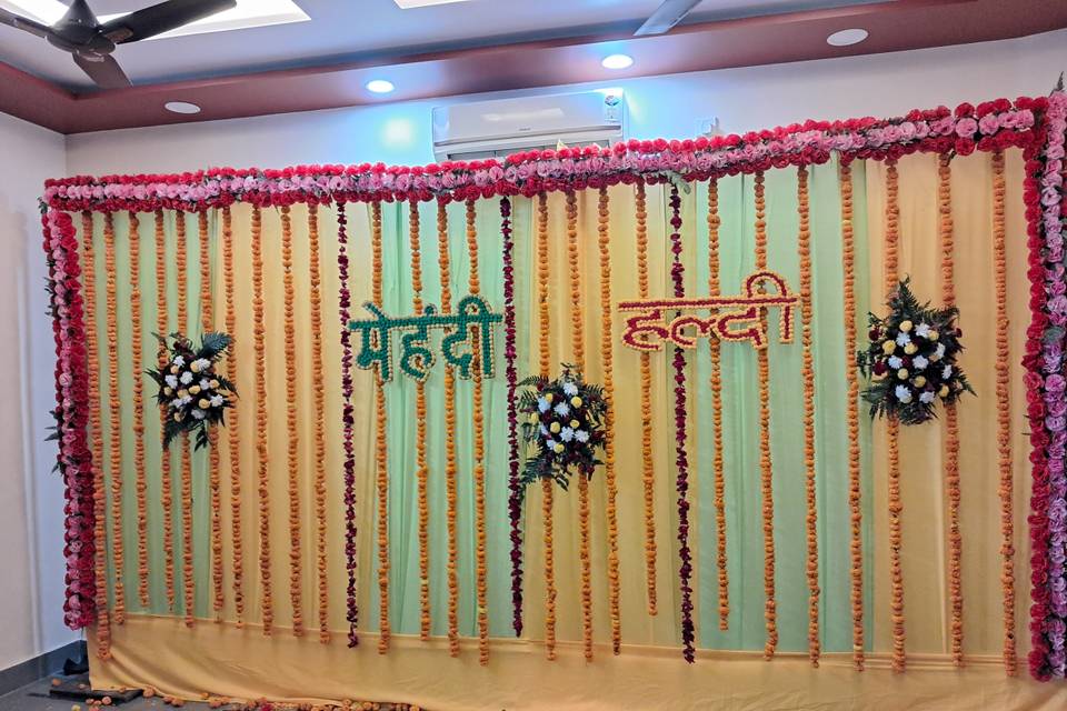 Haldi Mehndi decor