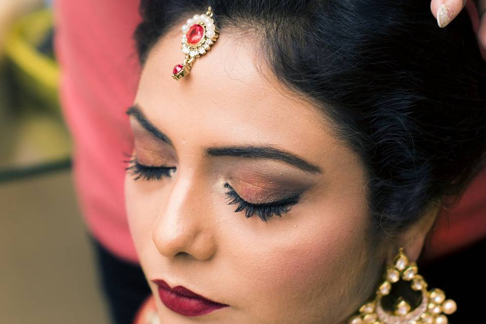 Bridal makeup