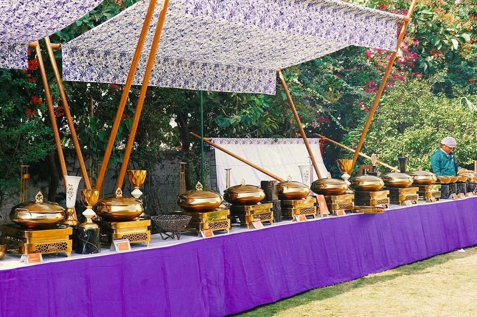 Catering setup