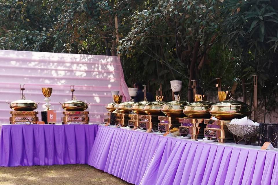 Catering setup