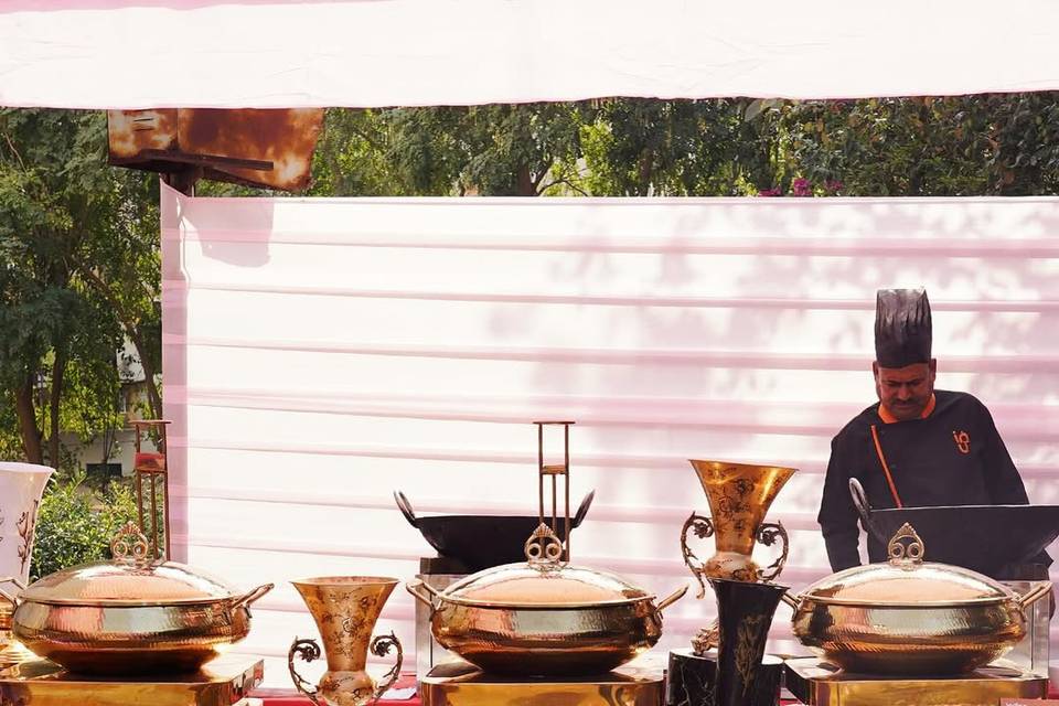 Catering setup