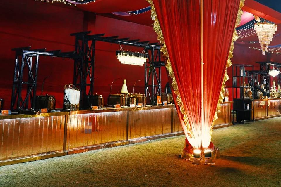 Catering setup