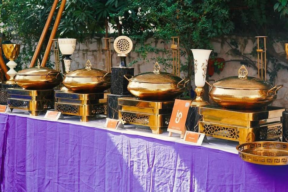 Catering setup