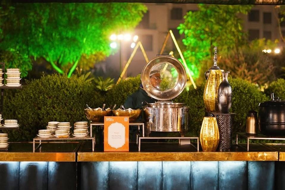 Catering setup