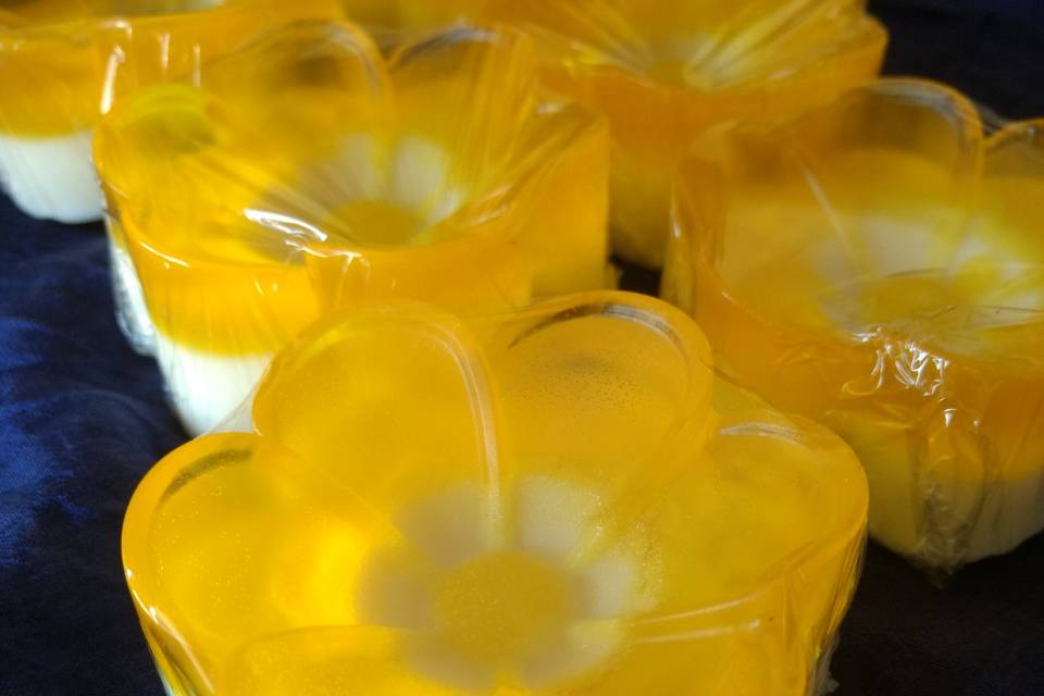 Mango soap florets