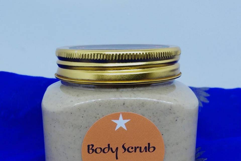 Tangerine body scrub