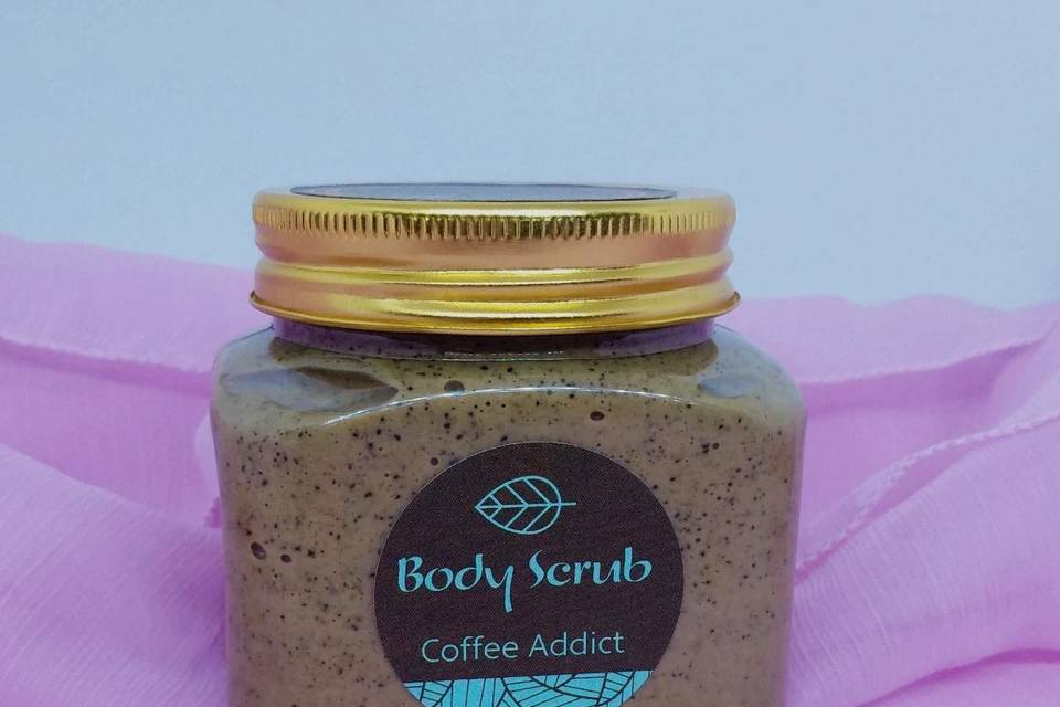 Coffee addict body scrub