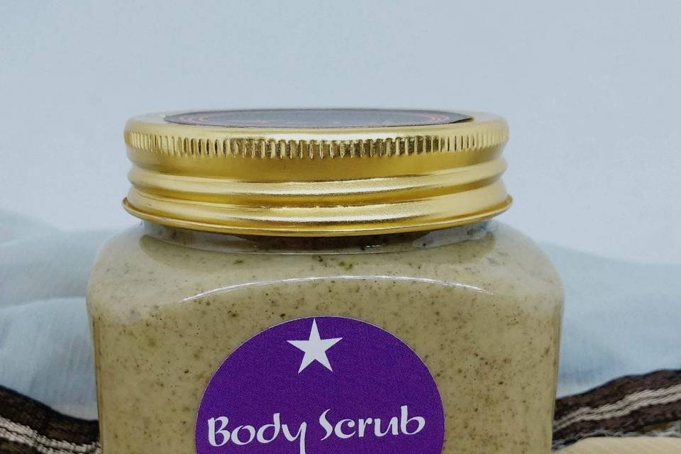 Lavender body scrub