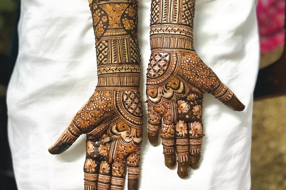 Bridal mehendi