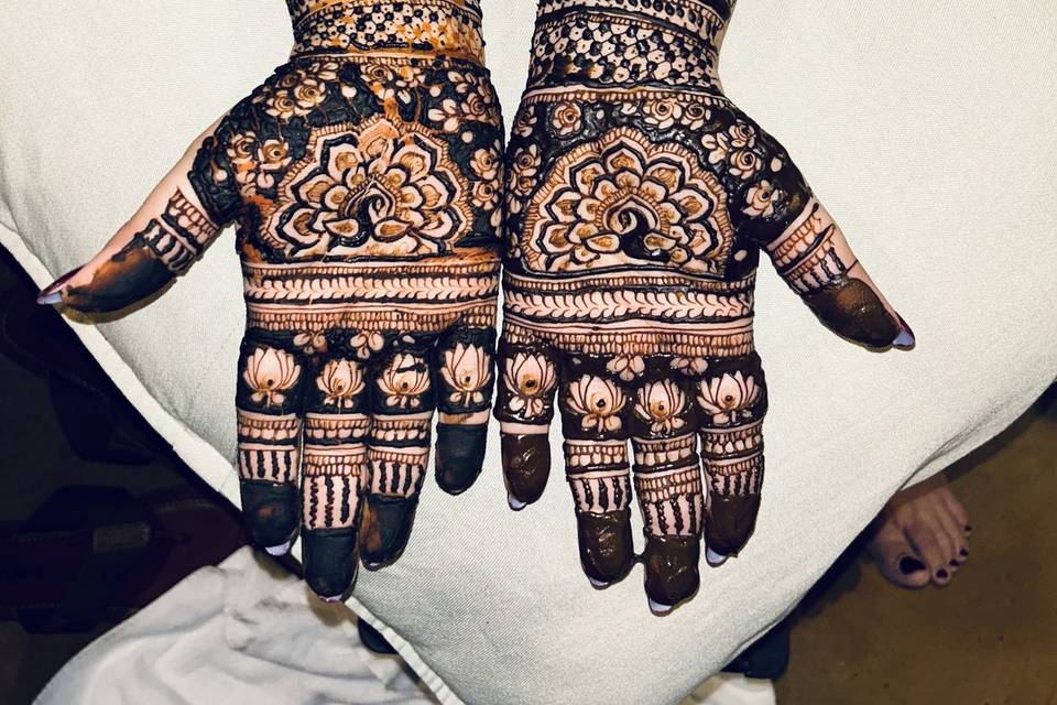 Bridal mehendi