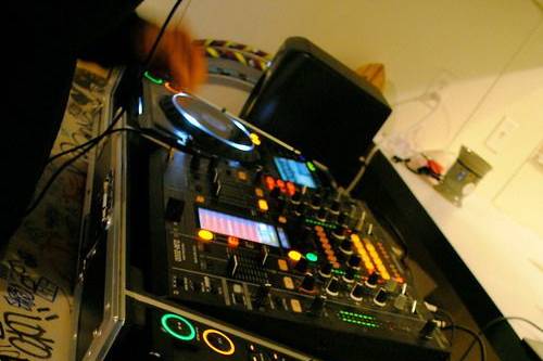 DJ setup