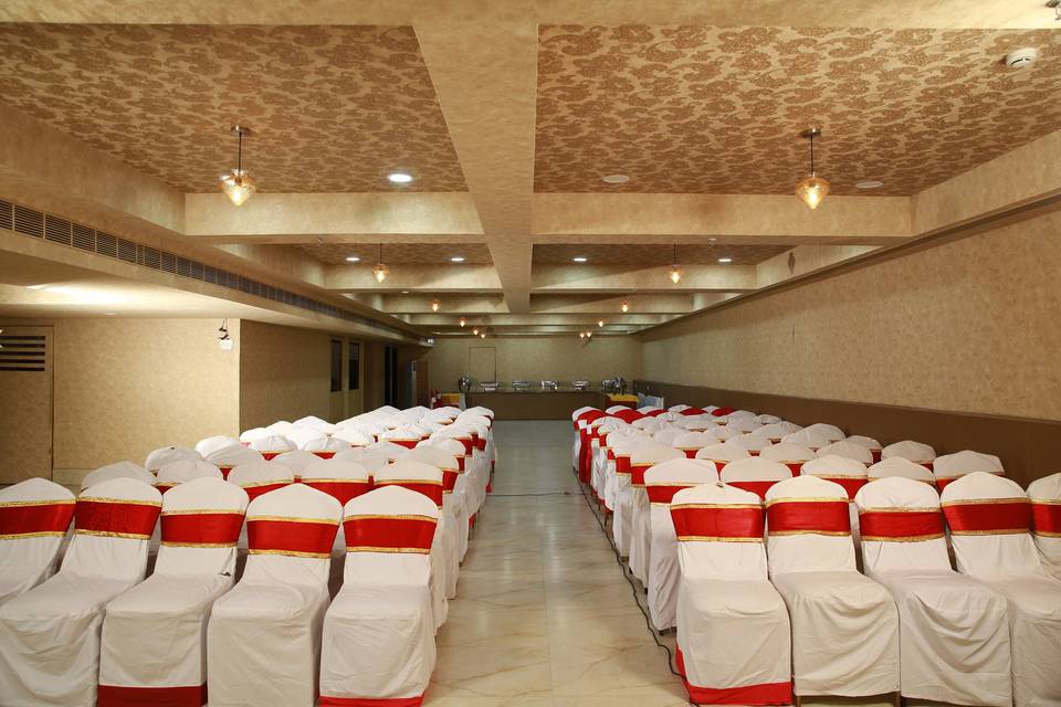 Banquet hall view from stage