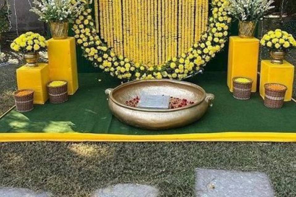 Haldi decor