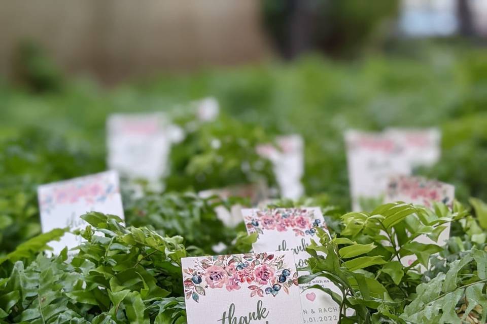 Wedding Favors + Cards