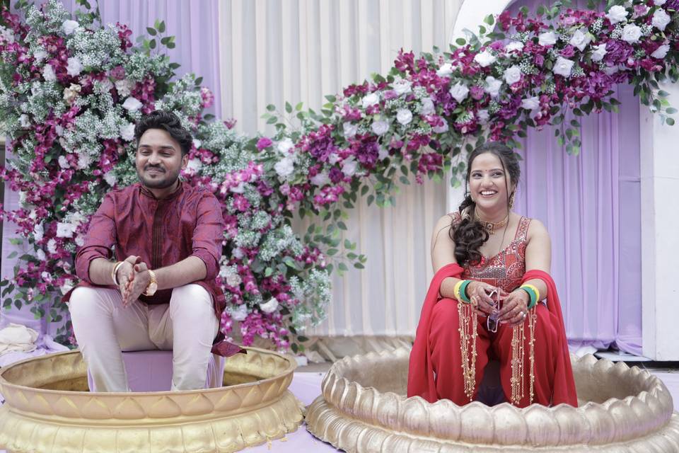 Couple Haldi Ceremony