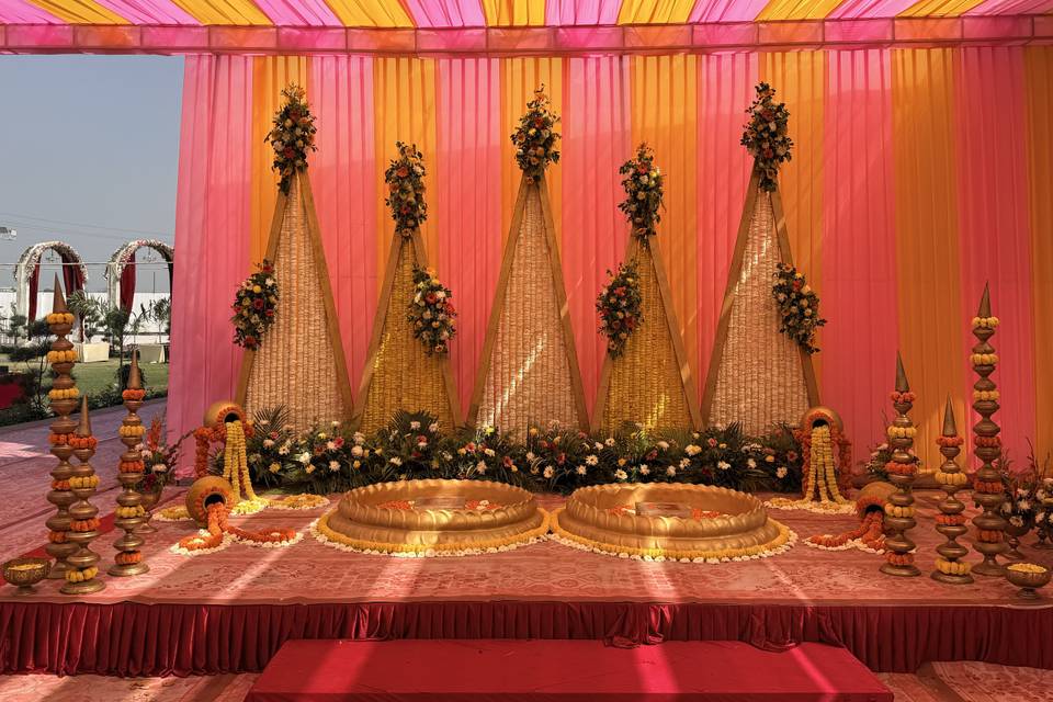 Haldi Backdrop