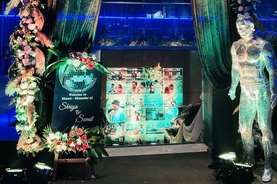 Sangeet Mirror Gate