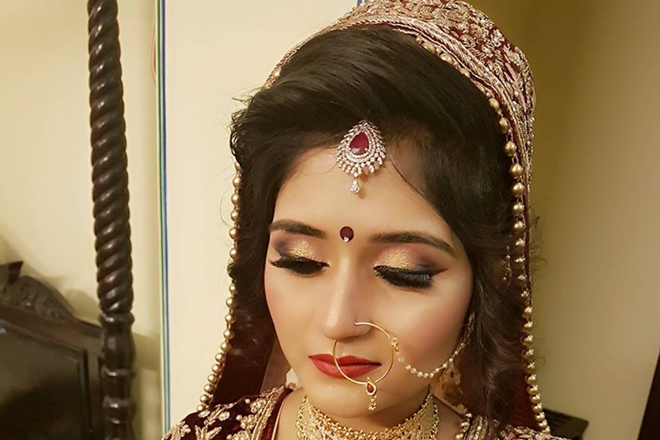 Bridal makeup