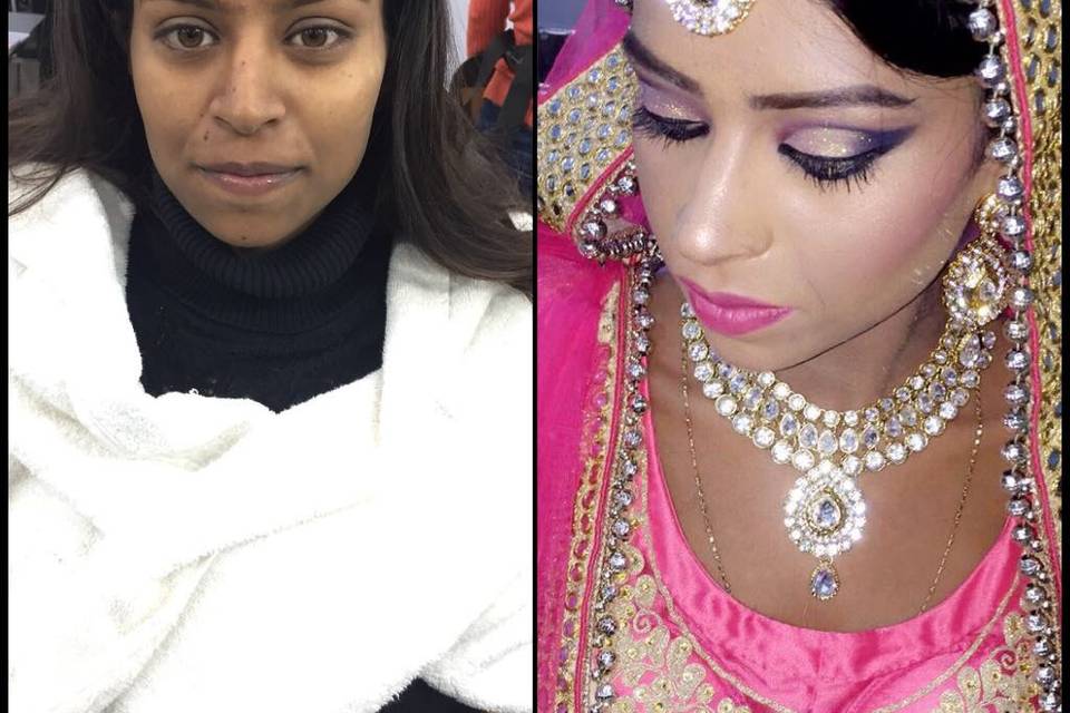 Bridal makeup