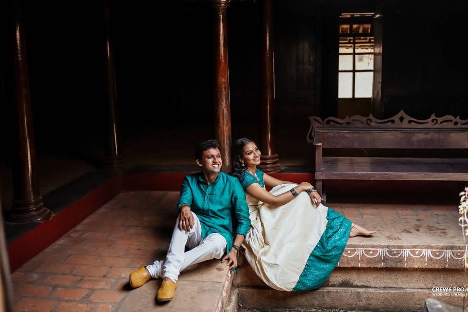 Traditional kerala couple