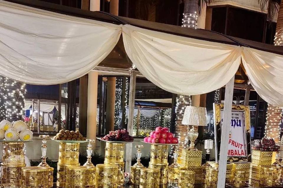 Catering setup