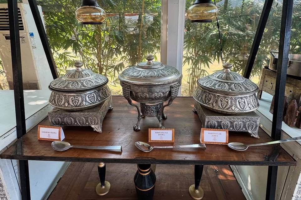 Catering setup