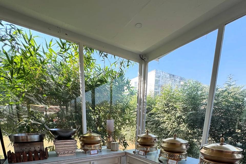 Catering setup