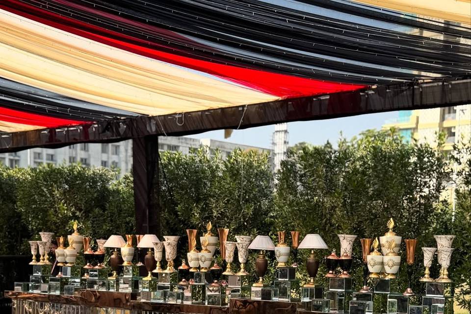 Catering setup