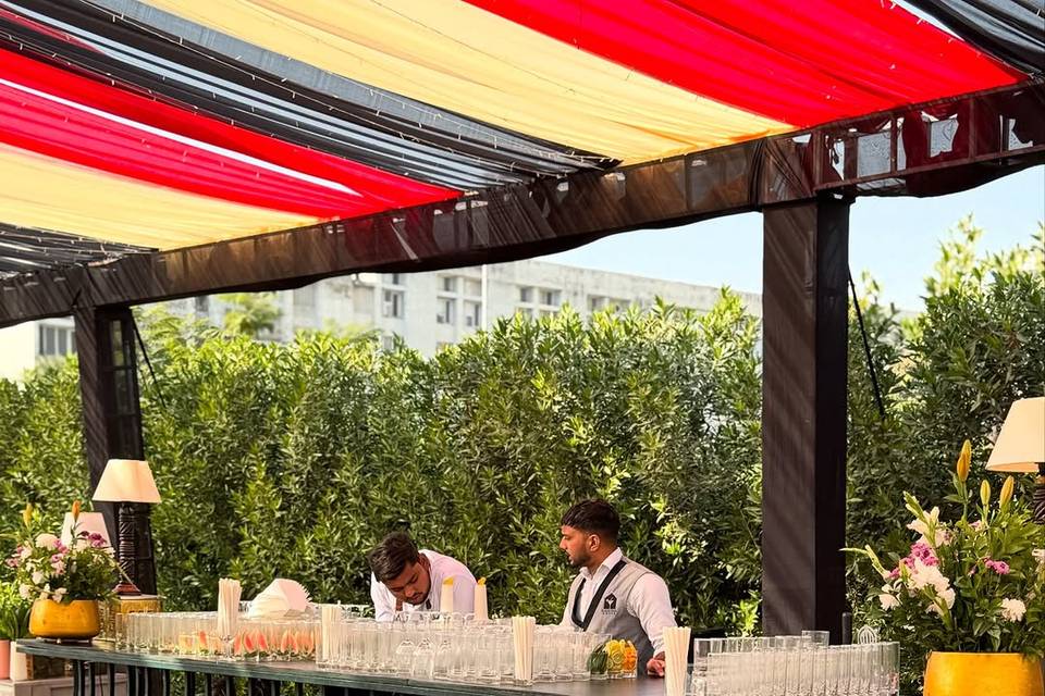Catering setup