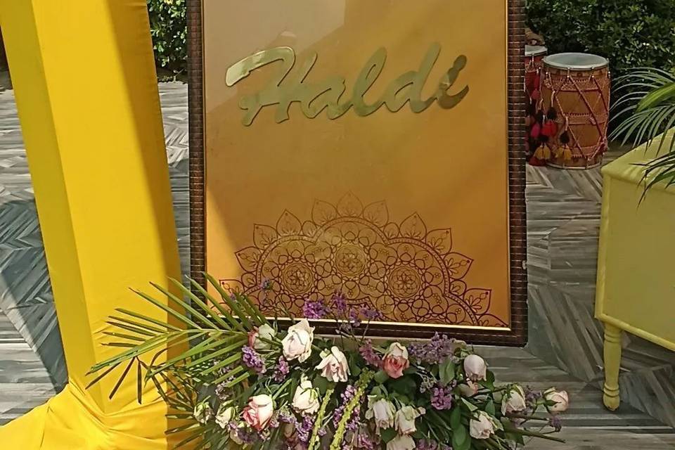 Haldi decor