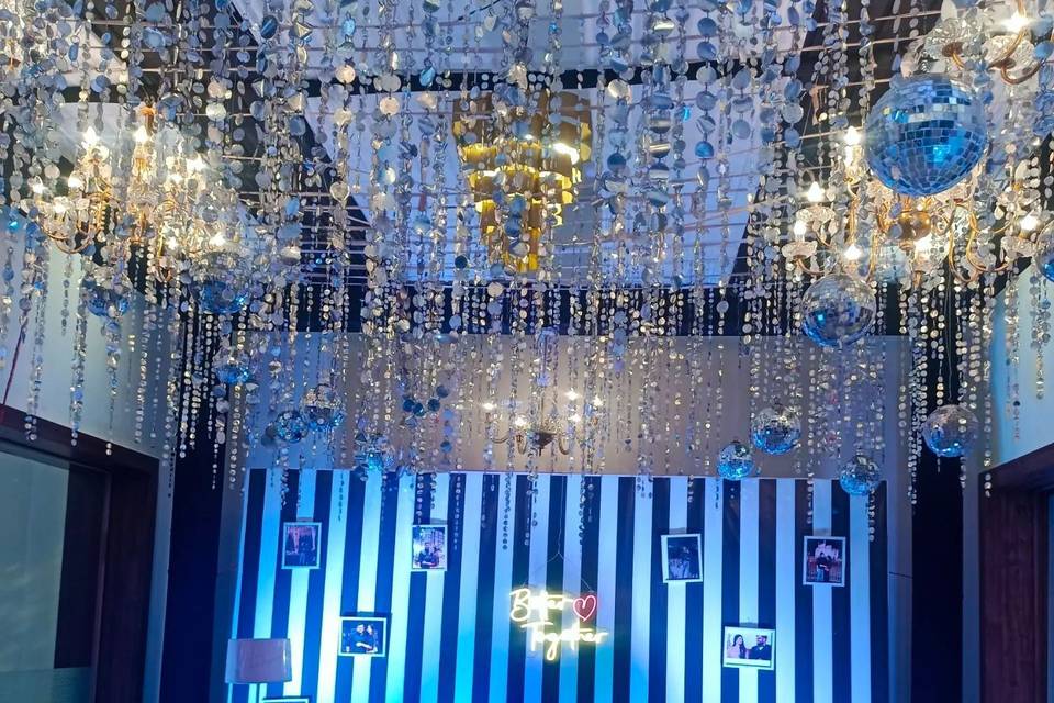 Blue theme decor