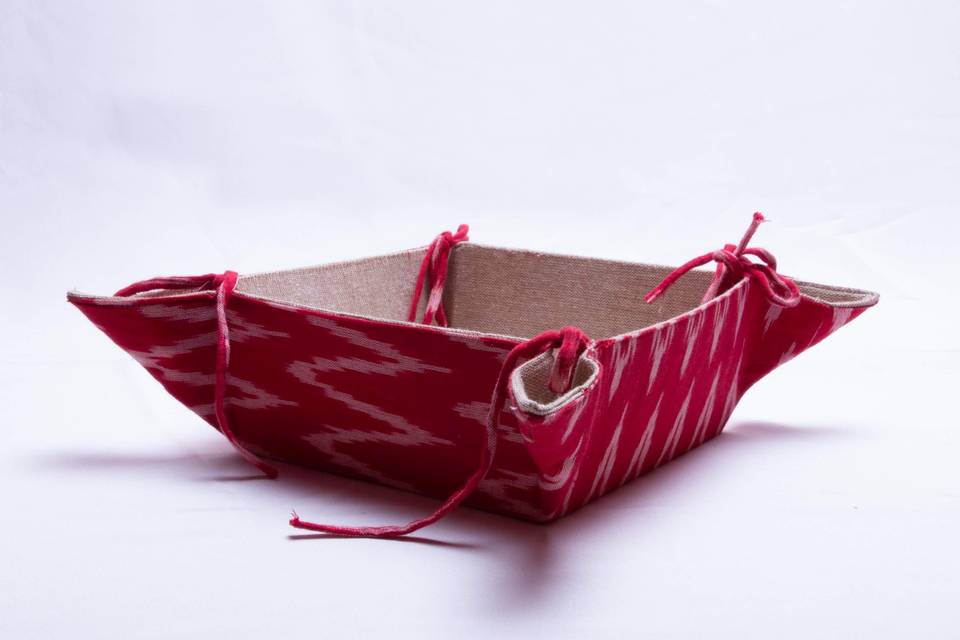 Fabric gift basket