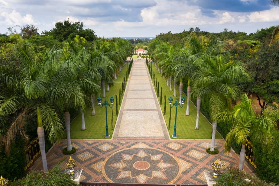 Main driveway