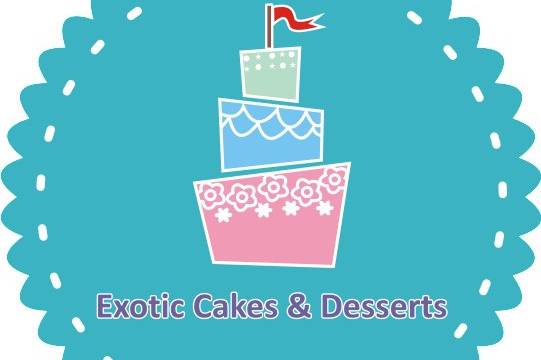 Exotic Cakes & Desserts Logo