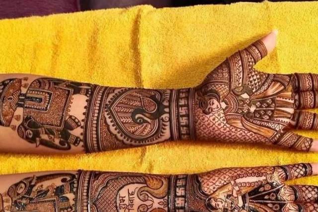 Stunning Bridal Full Hand Mehendi Designs for Beauty